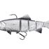 Fox Rage Replicant® Realistic Trout Jointed Shallow Shallow 14cm/5.5 40g UV Silver Bleak x 1pcs