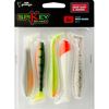 Spikey Shad Mixed Colours 9cm