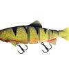 Fox Rage Replicant® Realistic Trout Jointed Shallow Shallow 18cm/7 77g UV Perch x 1pcs