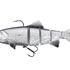 Fox Rage Replicant® Realistic Trout Jointed Shallow Shallow 18cm/7 77g UV Silver Bleak x 1pcs